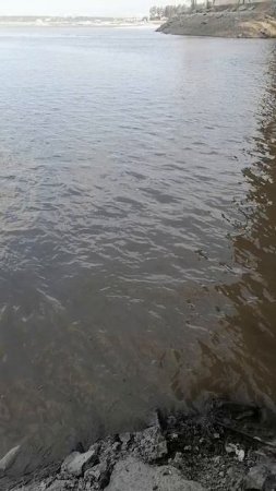 Скоро рыбалка. Бердск в апреле, река Бердь.