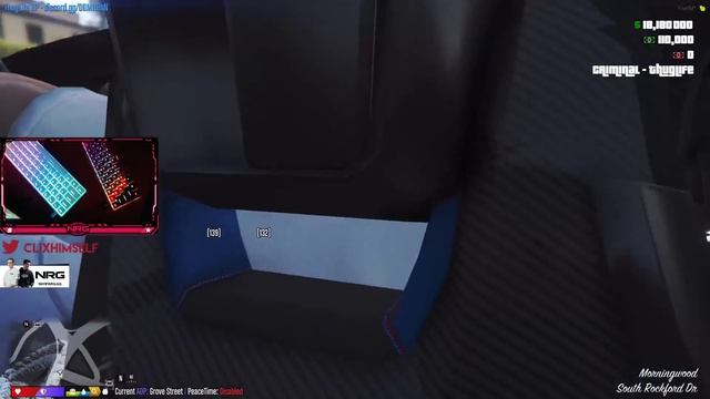 CLIX BEEFS WITH GANG MEMBER IN GTA V RP SERVER смотреть онлайн