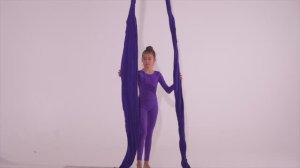 Отчетный концерт на воздушных полотнах. Выступление ученицы