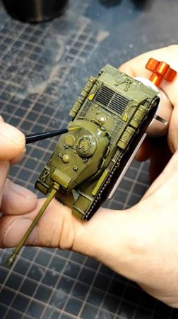 Мастер-класс в модельном кружке: ИС-2 в масштабе 1/100 от Звезды - часть 3