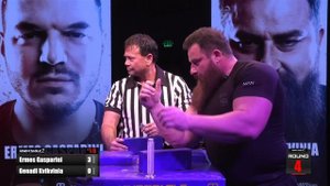 GENADI KVIKVINIA vs ERMES GASPARINI - KING OF THE TABLE 2 OFFICIAL FOOTAGE