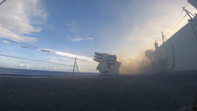 ⚓️Флот Китая провёл испытания ПВО
