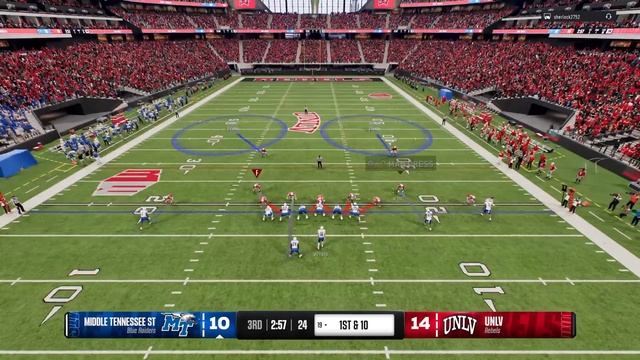 EA College Football 25 *Online Ranked Play* : UNLV vs MTSU смотреть онлайн
