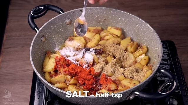 Aloo Palak New Way - Easy & Simple Healthy Dry Sabzi in 15 Minutes | Aalu Palak Sabzi for Lunch Box
