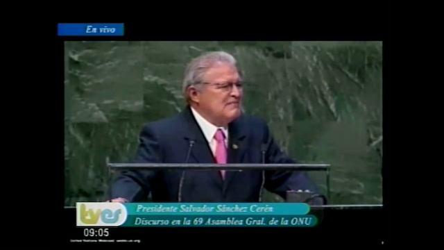 Gentevé Coberturas - Discurso del Presidente Salvador Sánchez Cerén ante la ONU