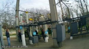 Подстанция 35 кВ. 35 kV substation.