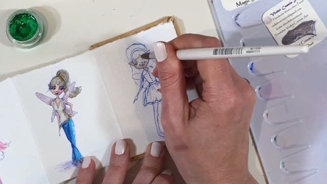 FAIRY SKETCH - MINI SKETCHBOOK PROJECT - UH OH…! смотреть онлайн
