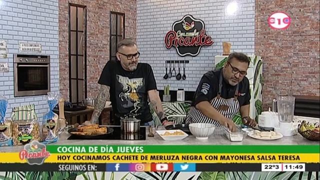 Hoy Jueves en la cocina de Corcho cocinamos cachete de merluza con mayonesa salsa teresa смотреть онлайн