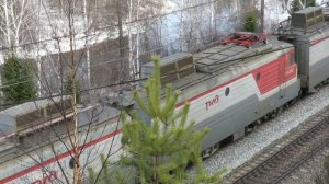 Сплотка электровозов ВЛ11, три трехсекционных электровоза