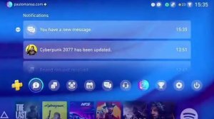 PlayStation 5 main menu/ ps5 главное меню