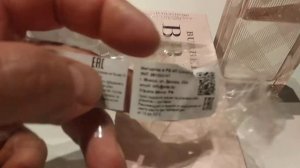 Распаковка — Туалетная вода Burberry Brit Sheer