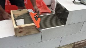 КЛАДКА ПЕНОБЛОКОВ/ СТАНОК ДЛЯ УКЛАДКИ РАСТВОРА/ MASONRY FOAM BLOCKS / MORTAR LAYING MACHINE