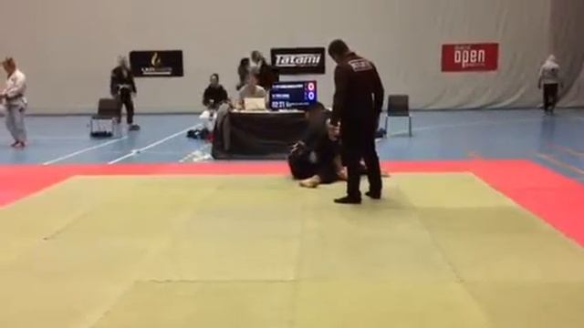 Alex jiu-jitsu Malmö Halmstad open 2017 faixa azul final