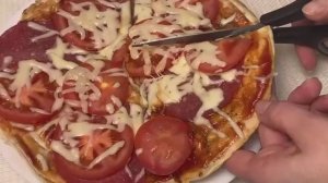 Лаваш с яйцом и колбасой - быстрый завтрак за 5 минут