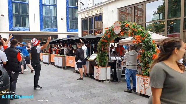 Huge ENGLAND Crowds celebrates victory over GERMANY in Leicester Square, London | Euro 2020 смотреть онлайн