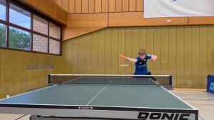 Tibhar Hybrid K3 Belagtest mit Regionalligist Yannick Sprengel