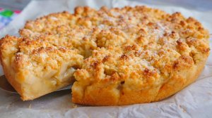 ЯБЛОЧНЫЙ ПИРОГ Много начинки и очень вкусное тесто