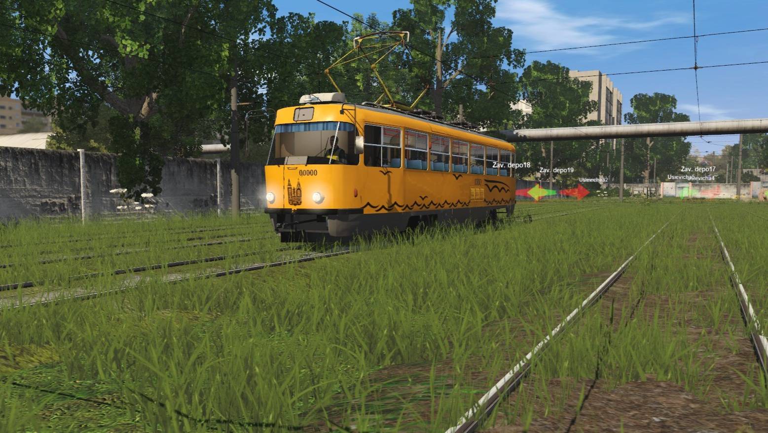 Саратов в игре Trainz! Поехали по 9 маршруту от 1Просяного - до Детского парка! На трамвае Татра т3 смотреть онлайн