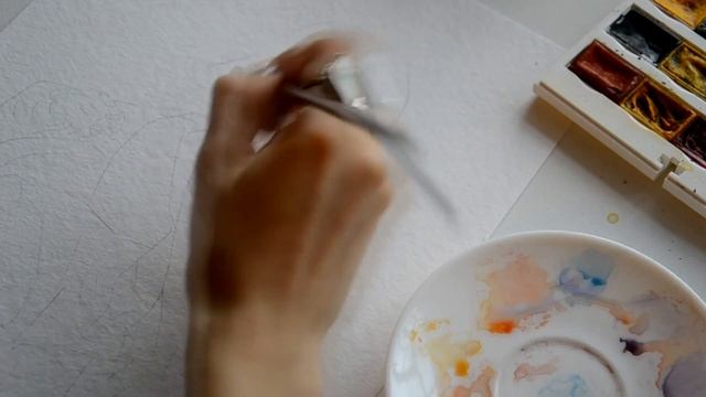 speedpaint watercolor illustration "steampunk lady" /спидпейнт иллюстрация акварелью смотреть онлайн