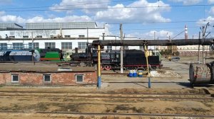 Паровозы в депо Свердловск-Сортировочный
