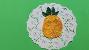 АНАНАС В ТЕХНИКЕ КВИЛЛИНГ