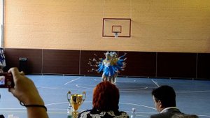 Старшая группа мажореток "Серпантин" город Талдом