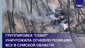Группировка "Север" уничтожила огневую позицию ВСУ в Сумской области