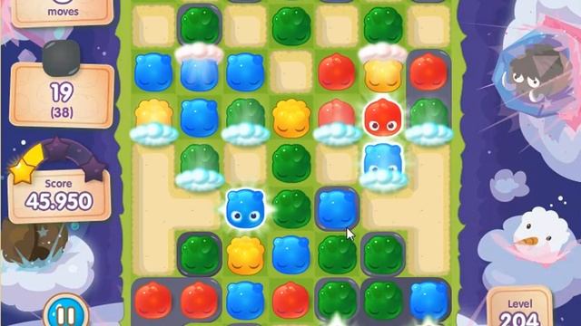 Jelly Splash Level 204 смотреть онлайн