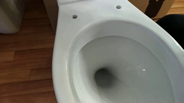 Распаковка — Унитаз напольный Santek Бриз 1WH302138 смотреть онлайн
