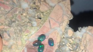 Опалы Эфиопские 4шт 1,08кт №355