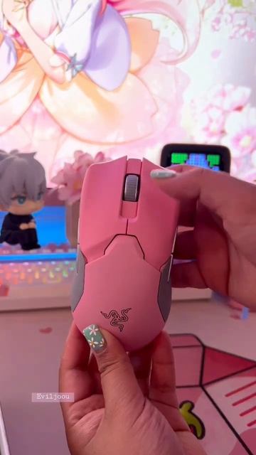 ASMR! Unboxing my new Razer pink mouse with charging dock #shorts смотреть онлайн