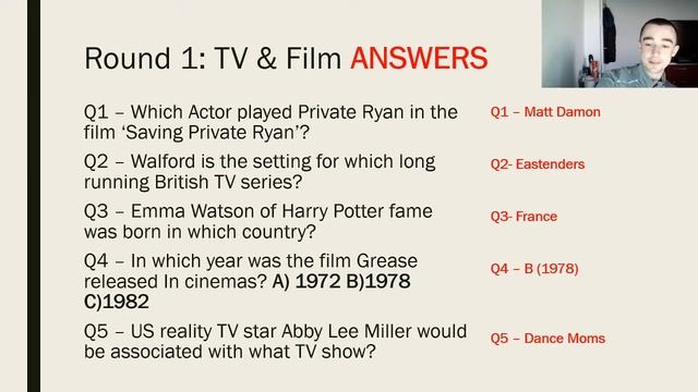 Andy's Pub Quiz смотреть онлайн