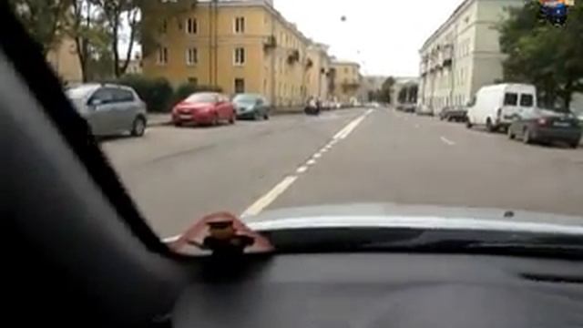 Разметка на проезжей части.