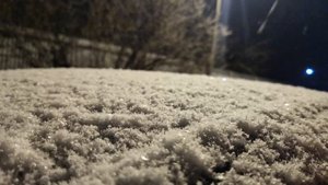 Снег на пятёрке bmw