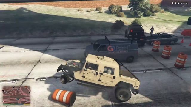 GTA 5 RDE 4.0 Mod - Downtown Vinewood Massacre + Six Star Escape
