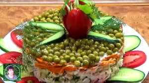 Рецепт слоеного салата на праздник и каждый день с курицей и овощами