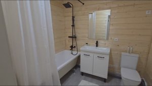 Каркасный дом на участке с березами🤩