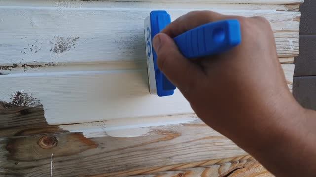 окрашивание фасада pika teho tikkurila и valti primer