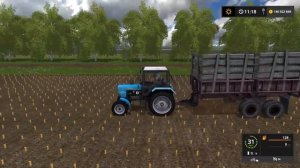 Farming Simulator 2017. ООО  ЧЕРНОВСКОЕ. Трактор Беларус МТЗ-82.1.   Прицеп ПТС-9 .