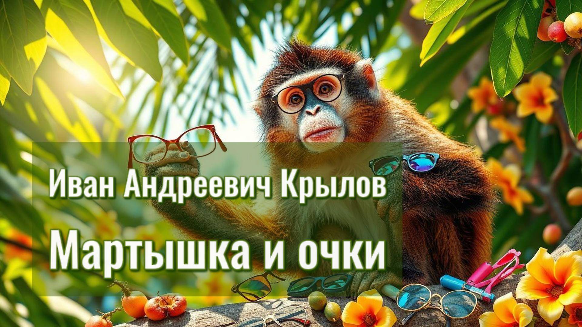 Басня И.А. Крылова Мартышка и очки смотреть онлайн
