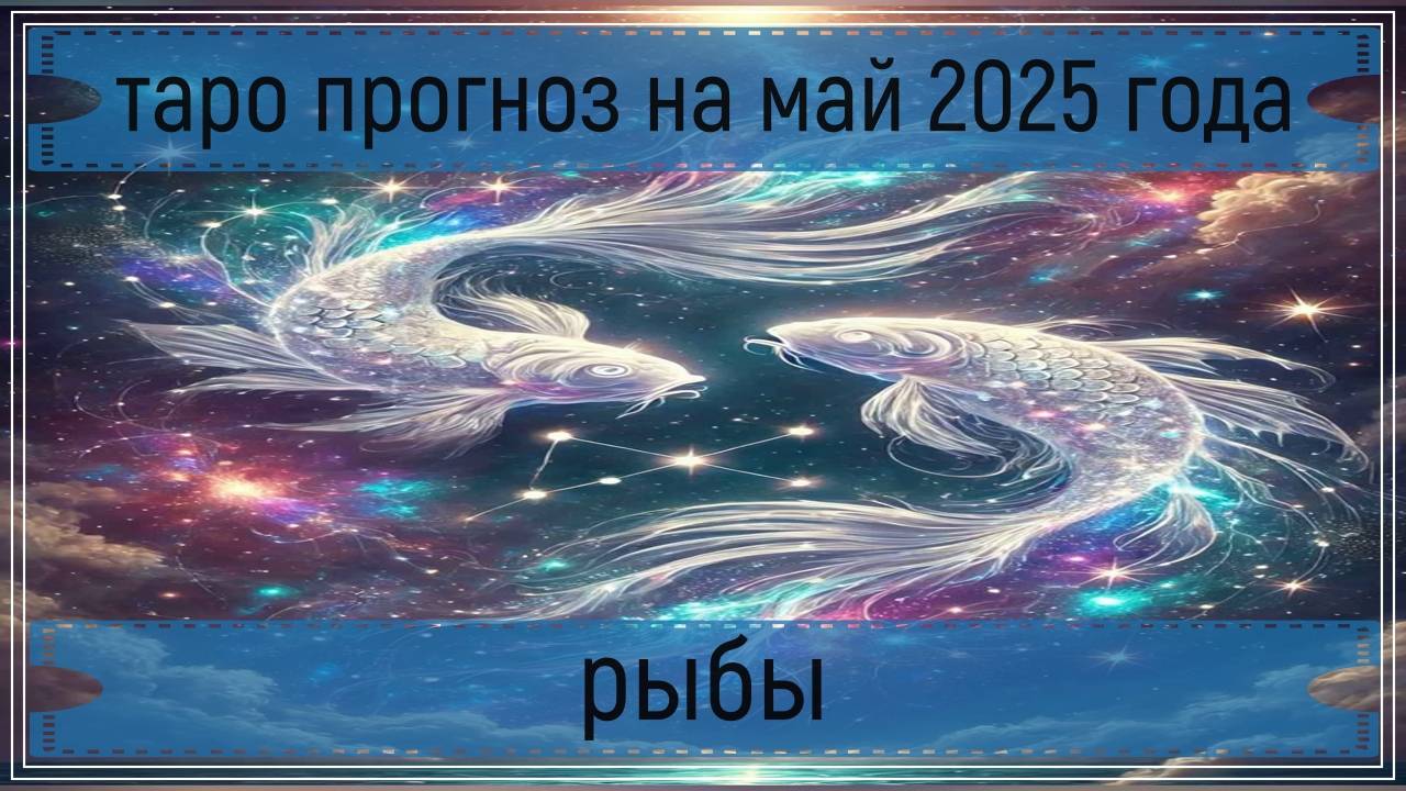 Таро прогноз на май 2025 г - рыбы.