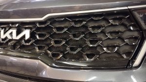 Установка сетки в бампер KIA КИА. Защитная сетка в решетку радиатора, в бампер.