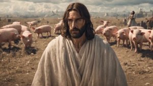 ДЕМОНЫ входят в свиней после того, как ИИСУС освобождает Человека