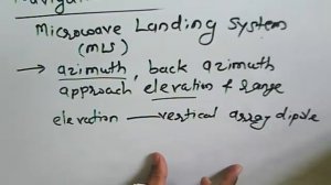 Radar and Navigation: Lecture 38: Tactical Air Navigation (TACAN) & Microwave Landing System (MLS)