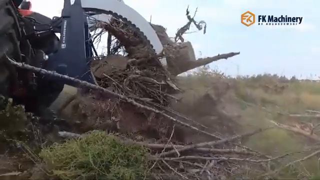 Корчеватель пней на тракторе смотреть онлайн