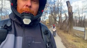 Первый выкат с сыном в 2025 сезоне #euc #моноколесо #veteranlynx #ks14