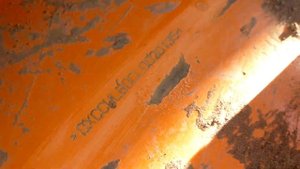 DISD SD200 shovel chassis frame and engine number location