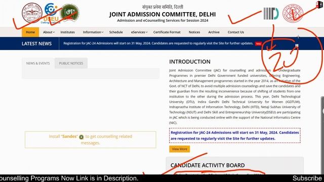 JAC Delhi ✅Registration Started | Official Update JAC Delhi Counselling Started #jeemains2024 смотреть онлайн