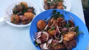 Казан-кебаб .Готовлю на даче.