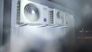 Установка кондиционеров в серверной комнате с блоком ротации